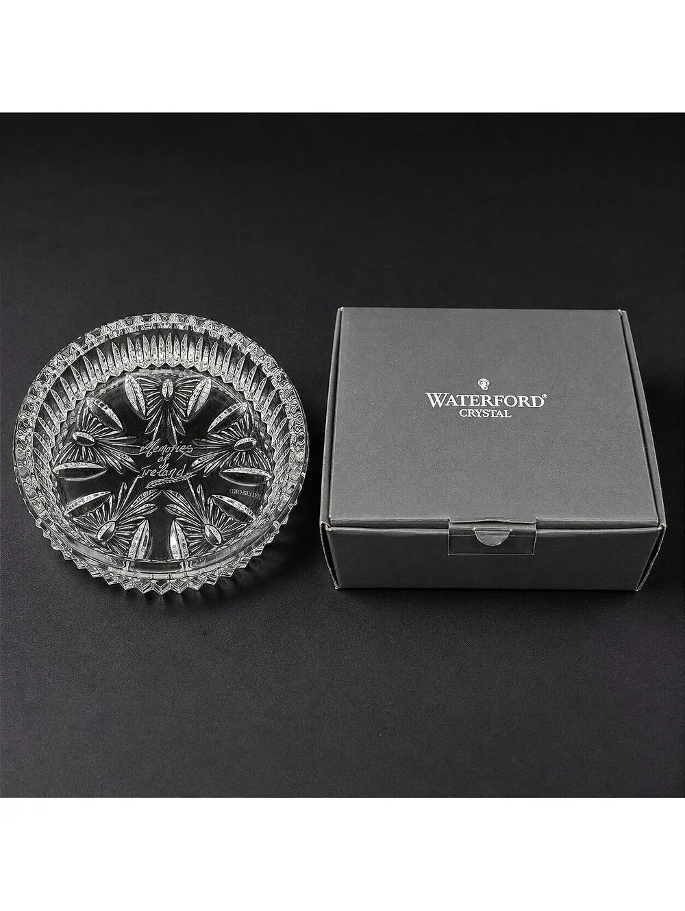 Rare Vintage Waterford Crystal Bottle Coaster / Bowl 5